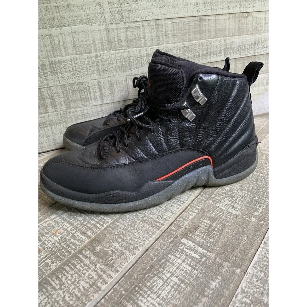 Nike Air Jordan 12 Retro Utility Men's Size 8 DC1062-006 Black Red High Tops